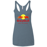 Have the power Women's Triblend Racerback Tank
