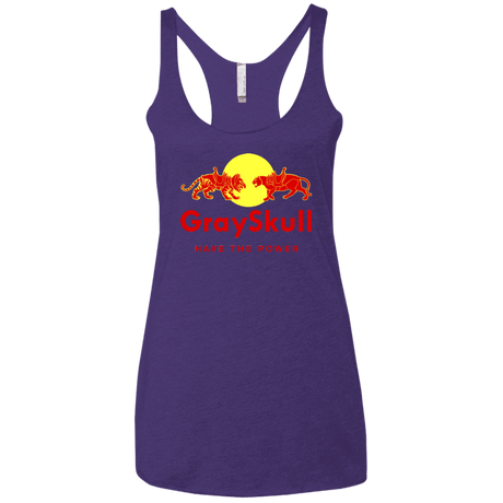 T-Shirts Purple / X-Small Have the power Women's Triblend Racerback Tank