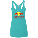 Have the power Women's Triblend Racerback Tank