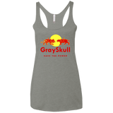 T-Shirts Venetian Grey / X-Small Have the power Women's Triblend Racerback Tank