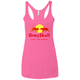 T-Shirts Vintage Pink / X-Small Have the power Women's Triblend Racerback Tank