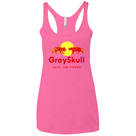 T-Shirts Vintage Pink / X-Small Have the power Women's Triblend Racerback Tank