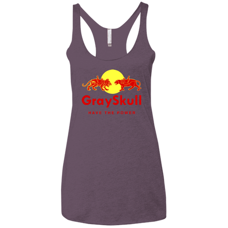 T-Shirts Vintage Purple / X-Small Have the power Women's Triblend Racerback Tank