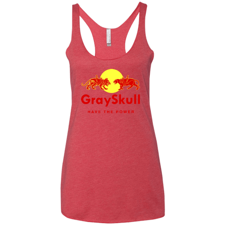 T-Shirts Vintage Red / X-Small Have the power Women's Triblend Racerback Tank