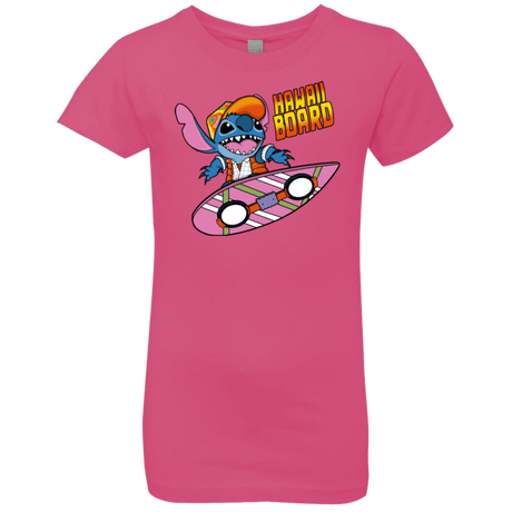 T-Shirts Hot Pink / YXS Hawaii Board Girls Premium T-Shirt