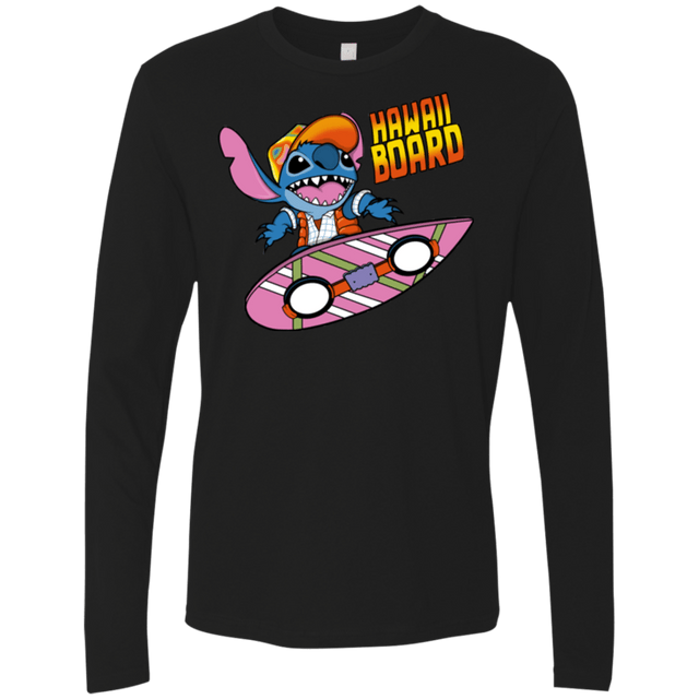 T-Shirts Black / Small Hawaii Board Men's Premium Long Sleeve