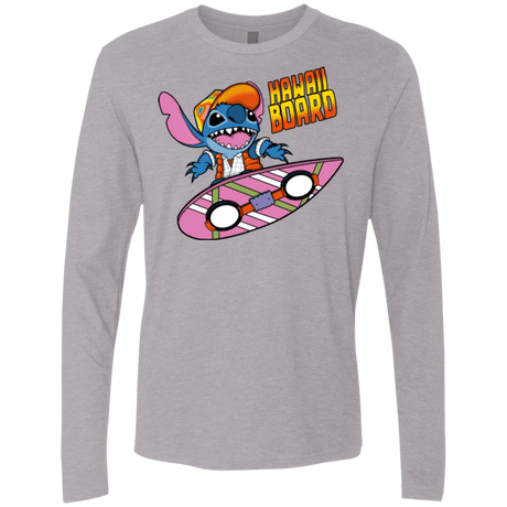T-Shirts Heather Grey / Small Hawaii Board Men's Premium Long Sleeve