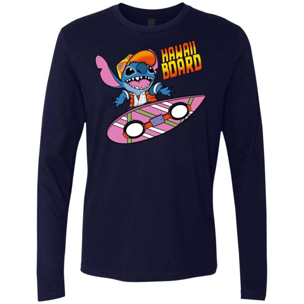 T-Shirts Midnight Navy / Small Hawaii Board Men's Premium Long Sleeve