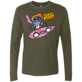 T-Shirts Military Green / Small Hawaii Board Men's Premium Long Sleeve