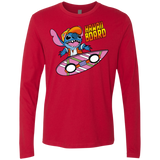 T-Shirts Red / Small Hawaii Board Men's Premium Long Sleeve