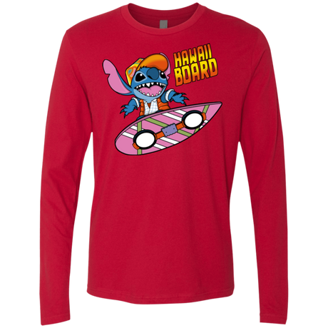 T-Shirts Red / Small Hawaii Board Men's Premium Long Sleeve
