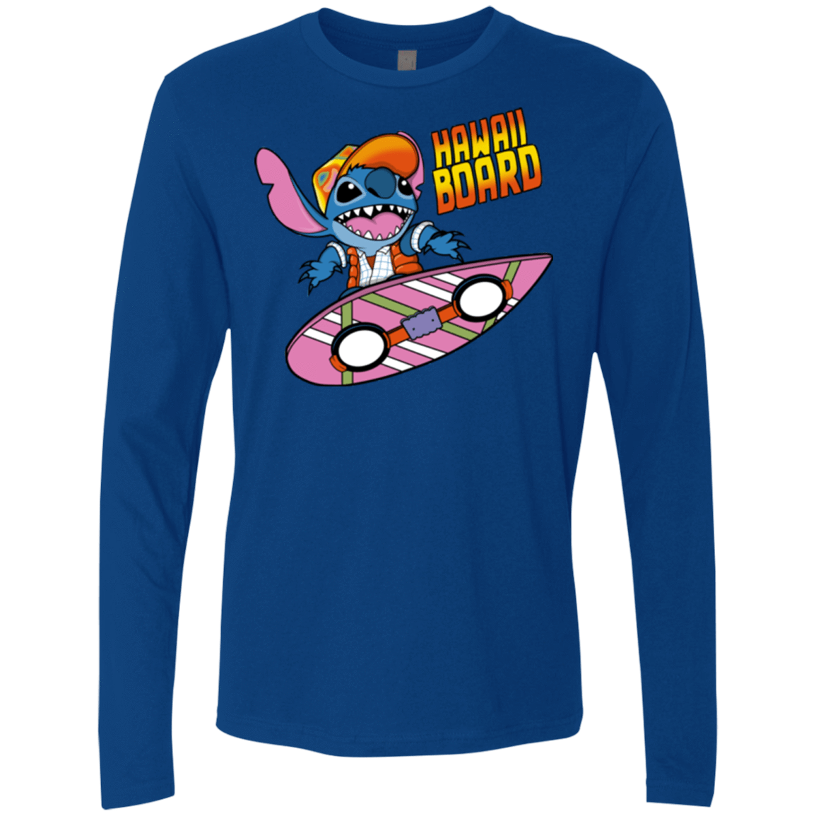 T-Shirts Royal / Small Hawaii Board Men's Premium Long Sleeve