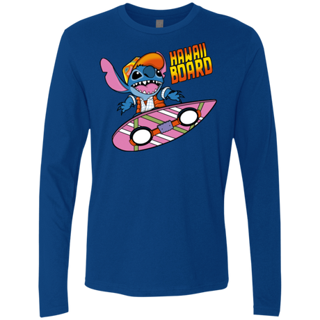 T-Shirts Royal / Small Hawaii Board Men's Premium Long Sleeve