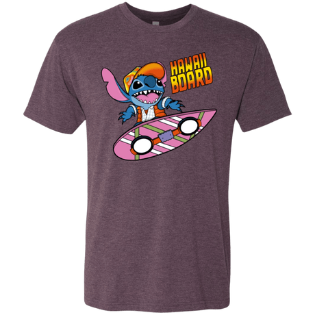 T-Shirts Vintage Purple / Small Hawaii Board Men's Triblend T-Shirt