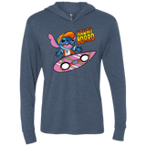 T-Shirts Indigo / X-Small Hawaii Board Triblend Long Sleeve Hoodie Tee