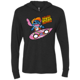 T-Shirts Vintage Black / X-Small Hawaii Board Triblend Long Sleeve Hoodie Tee