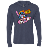 T-Shirts Vintage Navy / X-Small Hawaii Board Triblend Long Sleeve Hoodie Tee