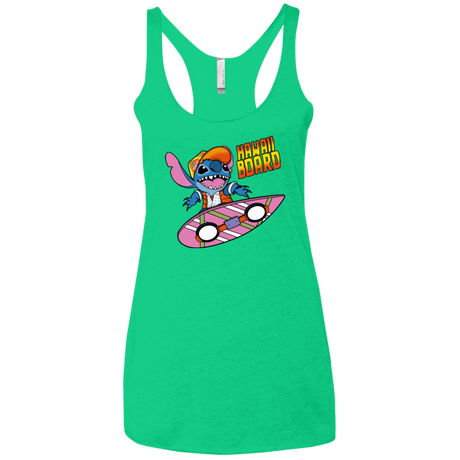 T-Shirts Envy / X-Small Hawaii Board Women's Triblend Racerback Tank