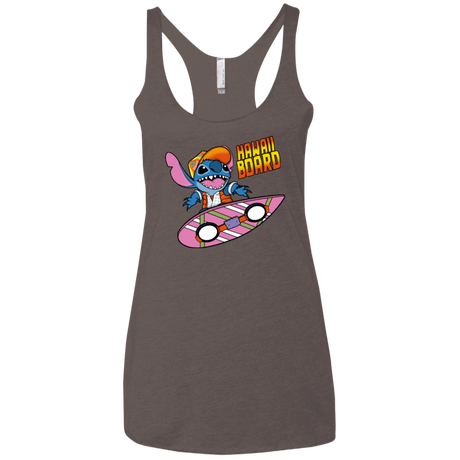 T-Shirts Macchiato / X-Small Hawaii Board Women's Triblend Racerback Tank