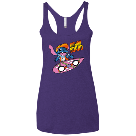 T-Shirts Purple Rush / X-Small Hawaii Board Women's Triblend Racerback Tank