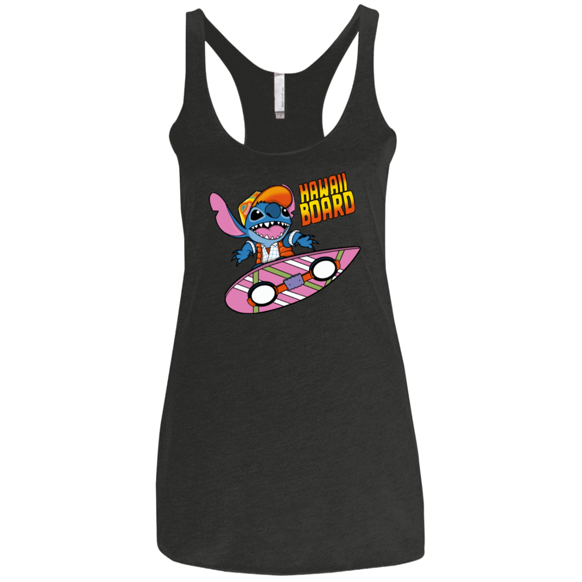 T-Shirts Vintage Black / X-Small Hawaii Board Women's Triblend Racerback Tank