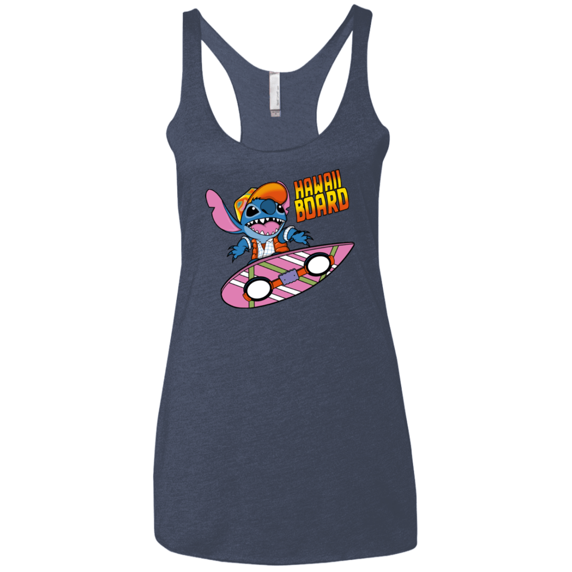 T-Shirts Vintage Navy / X-Small Hawaii Board Women's Triblend Racerback Tank