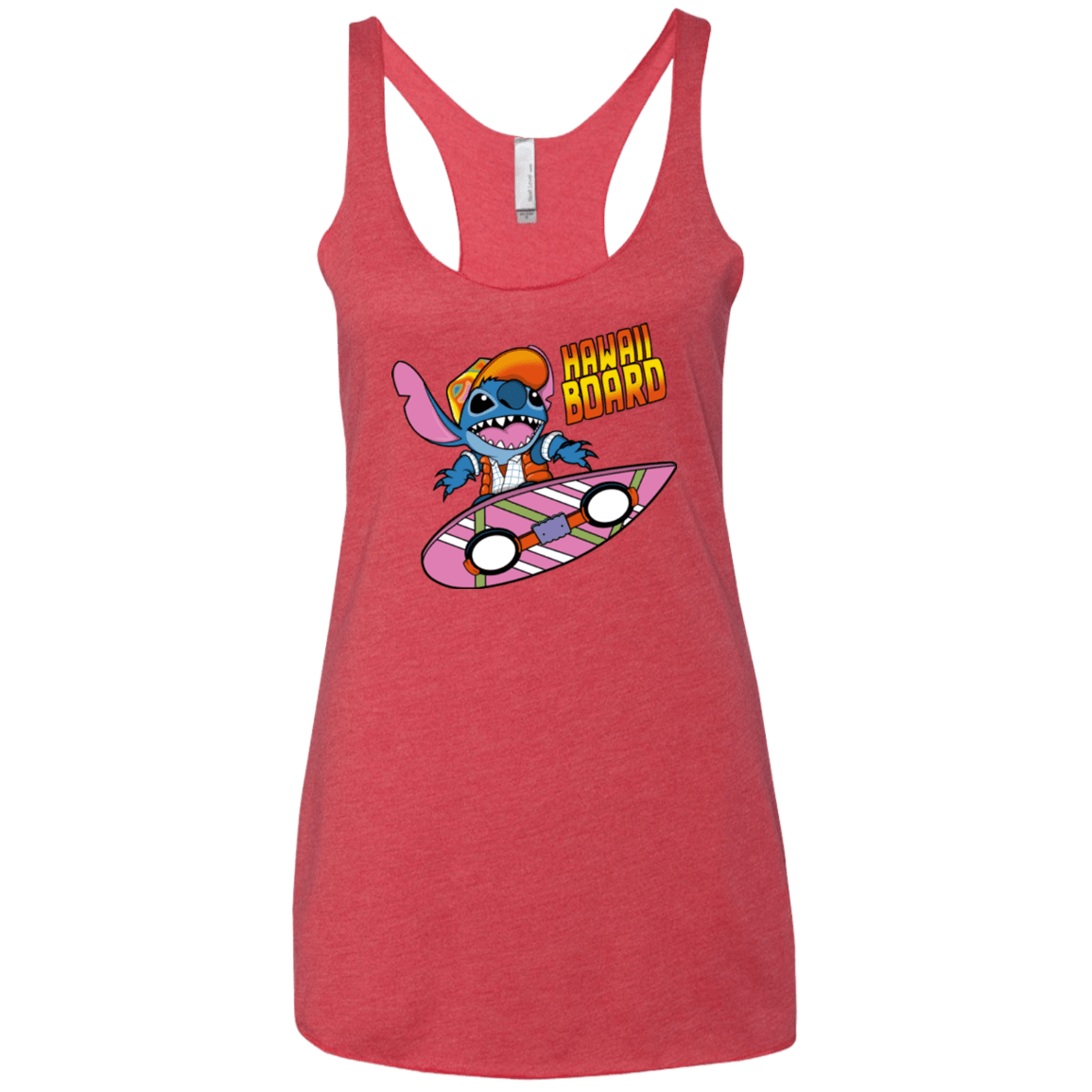 T-Shirts Vintage Red / X-Small Hawaii Board Women's Triblend Racerback Tank