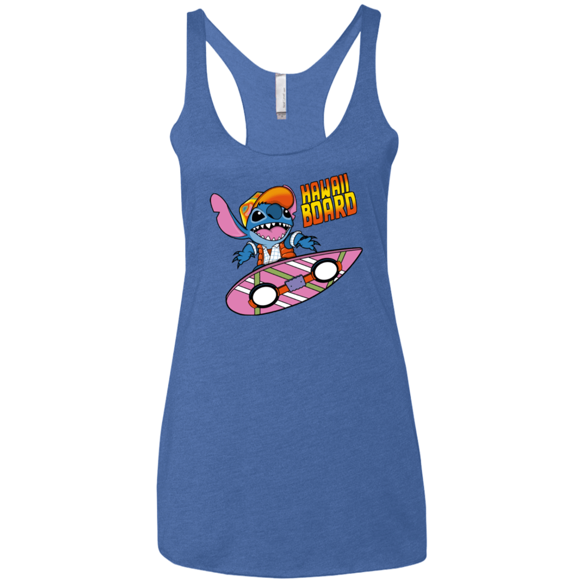T-Shirts Vintage Royal / X-Small Hawaii Board Women's Triblend Racerback Tank