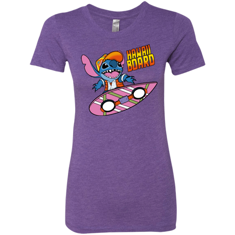 T-Shirts Purple Rush / Small Hawaii Board Women's Triblend T-Shirt