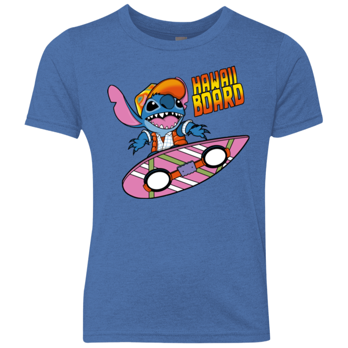 T-Shirts Vintage Royal / YXS Hawaii Board Youth Triblend T-Shirt