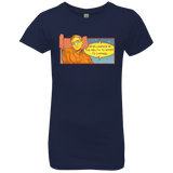 T-Shirts Midnight Navy / YXS HAWKING intelligance Girls Premium T-Shirt