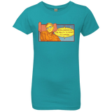 T-Shirts Tahiti Blue / YXS HAWKING intelligance Girls Premium T-Shirt