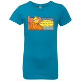 T-Shirts Turquoise / YXS HAWKING intelligance Girls Premium T-Shirt