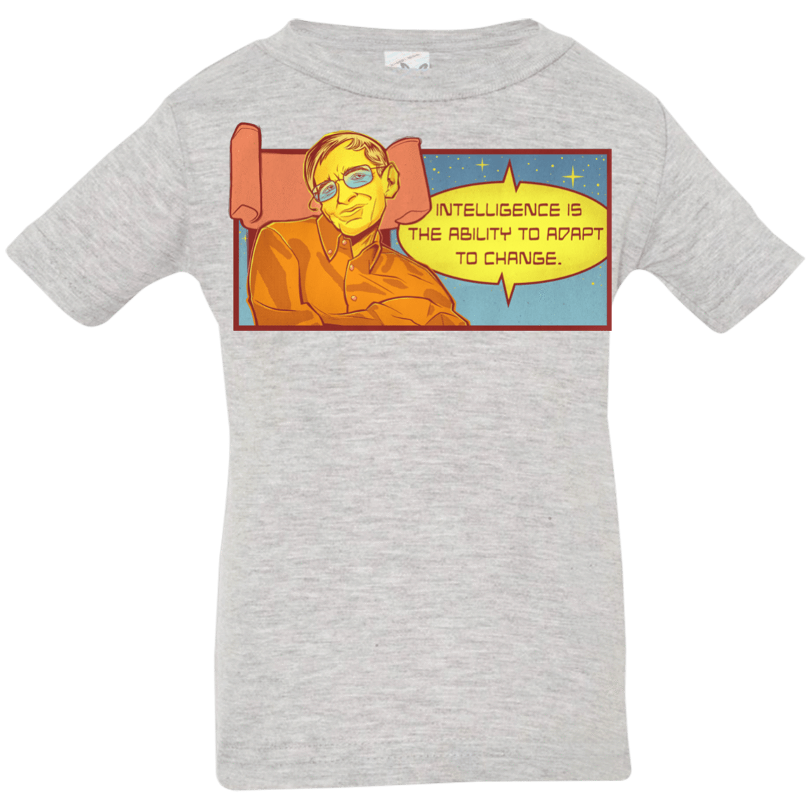 T-Shirts Heather Grey / 6 Months HAWKING intelligance Infant Premium T-Shirt