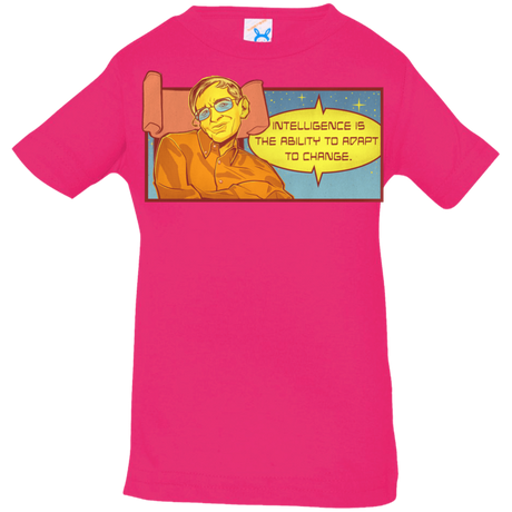 T-Shirts Hot Pink / 6 Months HAWKING intelligance Infant Premium T-Shirt