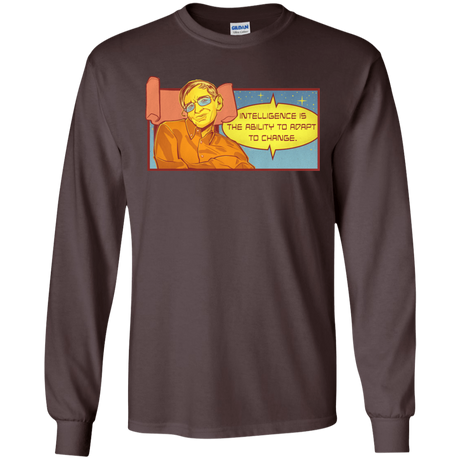 T-Shirts Dark Chocolate / S HAWKING intelligance Long Sleeve T-Shirt