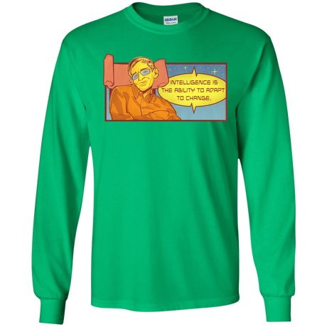 T-Shirts Irish Green / S HAWKING intelligance Long Sleeve T-Shirt