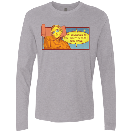 T-Shirts Heather Grey / S HAWKING intelligance Men's Premium Long Sleeve