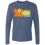 T-Shirts Indigo / S HAWKING intelligance Men's Premium Long Sleeve