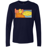 T-Shirts Midnight Navy / S HAWKING intelligance Men's Premium Long Sleeve