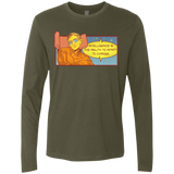 T-Shirts Military Green / S HAWKING intelligance Men's Premium Long Sleeve