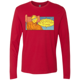 T-Shirts Red / S HAWKING intelligance Men's Premium Long Sleeve