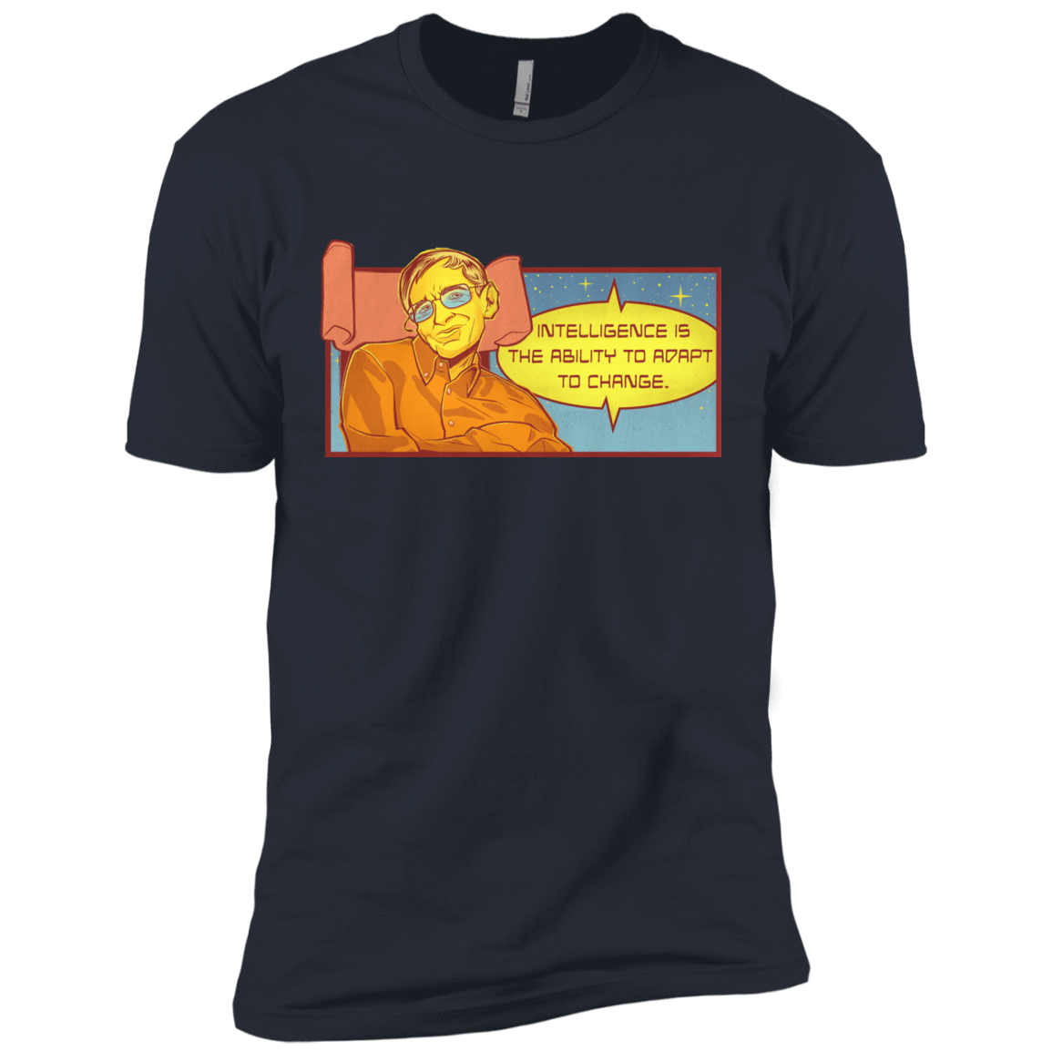 T-Shirts Indigo / X-Small HAWKING intelligance Men's Premium T-Shirt