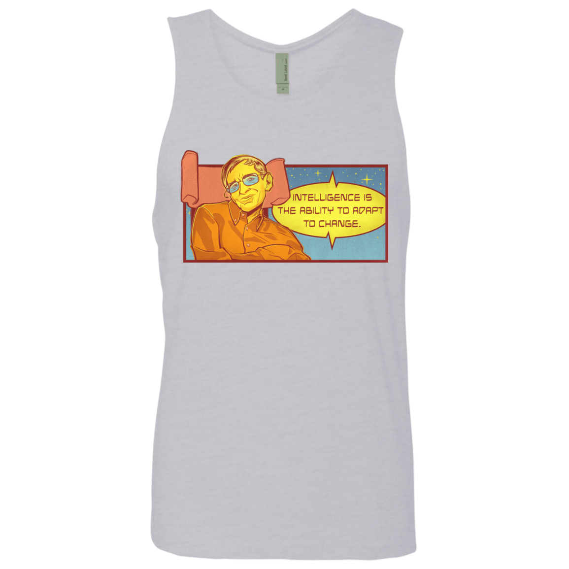 T-Shirts Heather Grey / S HAWKING intelligance Men's Premium Tank Top