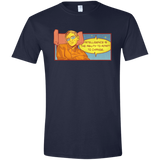 T-Shirts Navy / X-Small HAWKING intelligance Men's Semi-Fitted Softstyle