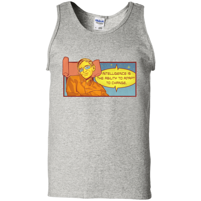 T-Shirts Ash / S HAWKING intelligance Men's Tank Top