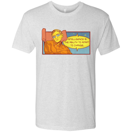 T-Shirts Heather White / S HAWKING intelligance Men's Triblend T-Shirt