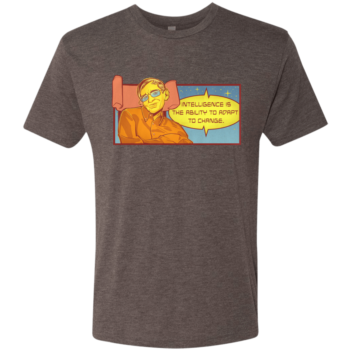 T-Shirts Macchiato / S HAWKING intelligance Men's Triblend T-Shirt