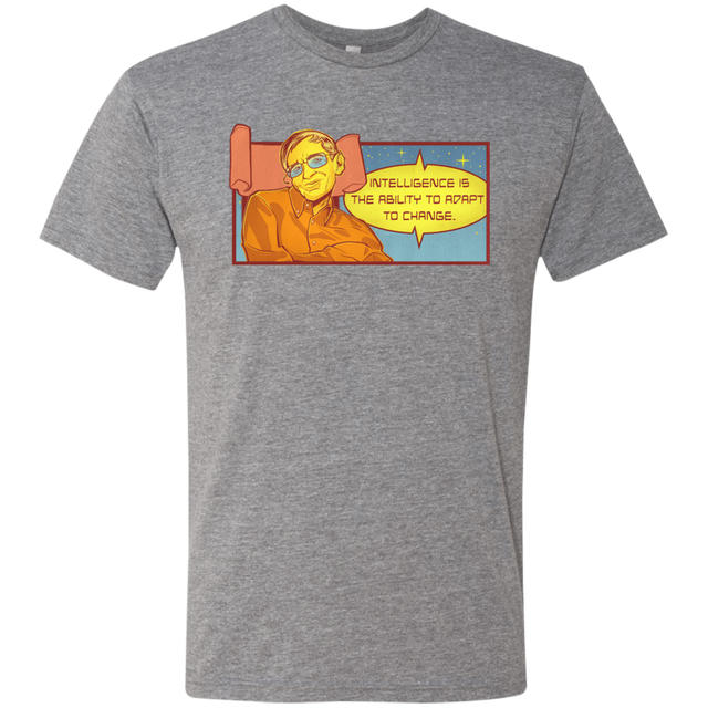 T-Shirts Premium Heather / S HAWKING intelligance Men's Triblend T-Shirt
