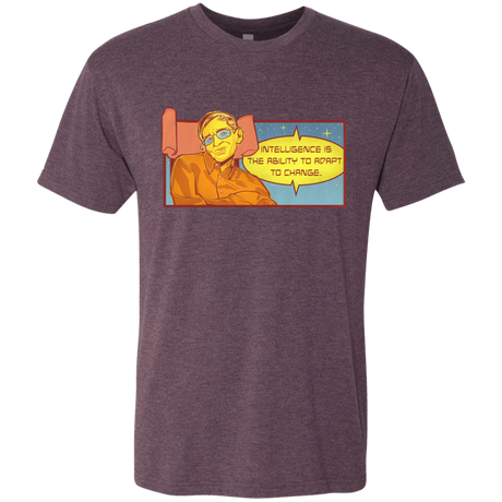 T-Shirts Vintage Purple / S HAWKING intelligance Men's Triblend T-Shirt